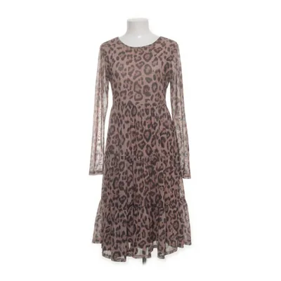 Maxi jurk (Bruin, Zwart, Meerkleurig) van VILA Clothes Elastaan, Polyester