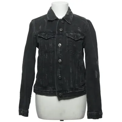 Denim jacket (Black) from FB Sister Denim Cotton