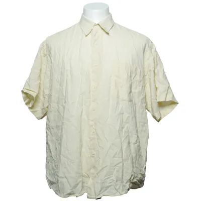 Chemise à manches courtes (Jaune) de John Ashford Coton, Lin