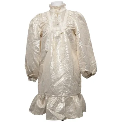 Dress (Beige, Gold) from Stories From The Atelier by Copenhagen|Shoes Cotton, Polyester