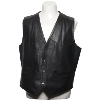Gilet en cuir (Noir) de Belmondo Cuir, Polyester