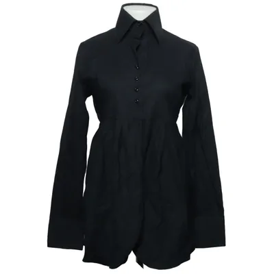 Blousejurk (Zwart) van Circle of Gentlemen Katoen, Elastaan, Polyamide