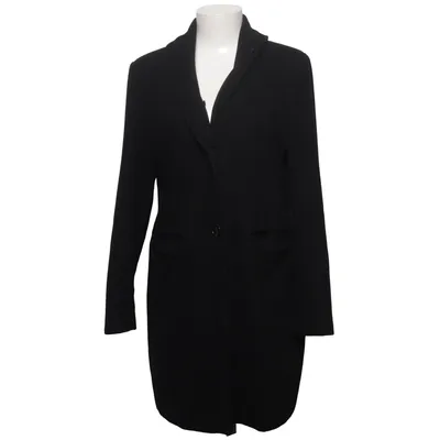 Manteau (Noir) de Havana Polyester, Laine