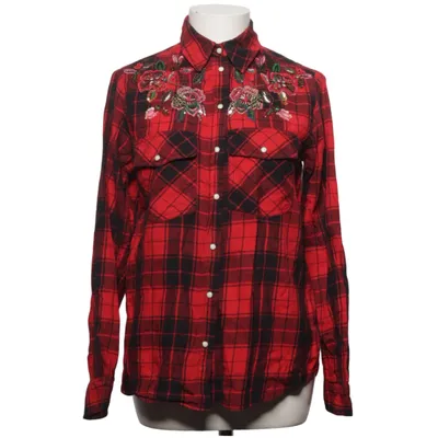 Flannel skjorte (Z1975 Denim) fra Zara Basic Z1975 Denim