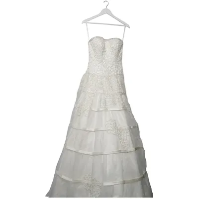 Brudklänning (Vit) från Oleg Cassini Polyamid, Polyester
