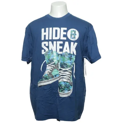 T-shirt (Blauw, Wit) van Bluewear Katoen