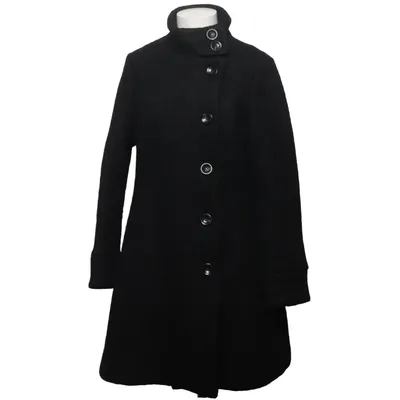 Manteau (Noir) de Giovanna Polyester, Laine