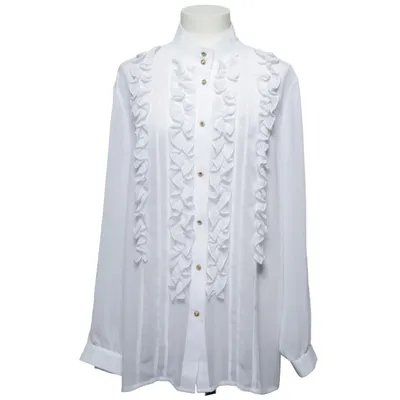 Blouse (White) from Pompöös Polyester
