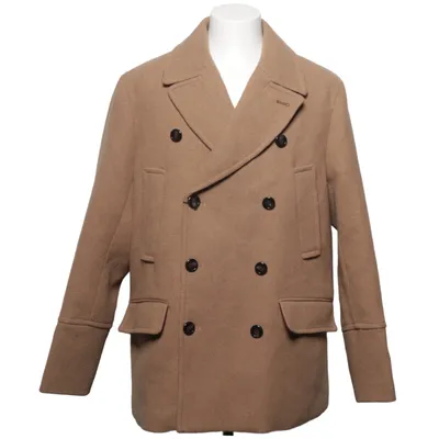Cabanjacke (Beige) von Mango Man Acryl, Baumwolle, Polyester, Viskose, Wolle