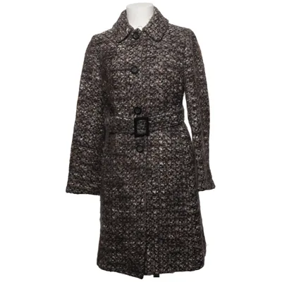 Frakke (Grå, Brun, Flerfarvet) fra MaxMara Studio Bomuld, Elastan, Polyamid, Uld