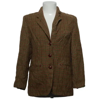 Blazer (Brown, Red, Multicolored) from HMC Polyamide, Polyurethane, Wool