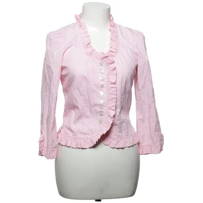 Blouse (Pink, White) from Tostmann Trachten Cotton