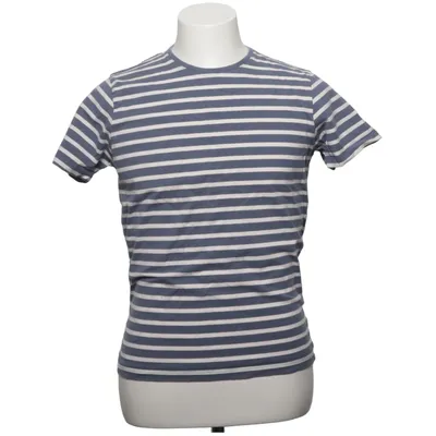 T-shirt (Blue, White) from Bläck Cotton, Elastane