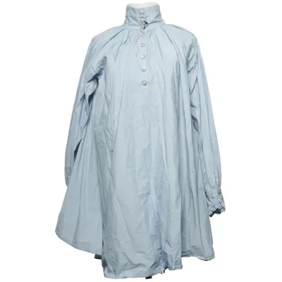 Jurk (Blauw) van Custommade Organisch katoen, Viscose