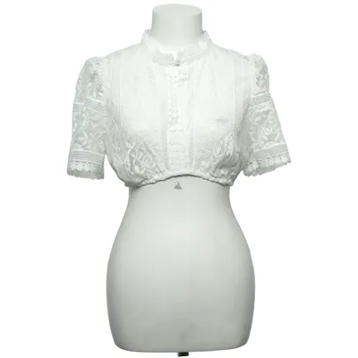 Dirndl blouse (Wit) van Krüger Katoen, Polyamide, Viscose