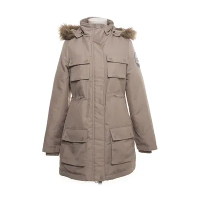 Winter coat (Beige) from Outfitters Nation Cotton, Down, Elastane, Feather, Nylon