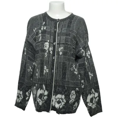 Cardigan (Gris, Blanc) de Hannah Acrylique, Polyamide