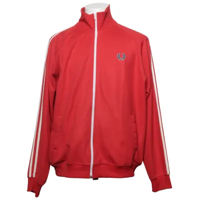 Sports jacket (Red, White) from Fred Perry Cotton, Polyester