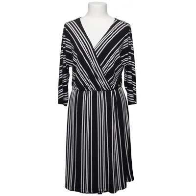 Robe (Noir, Blanc) de Esmara Élasthane, Polyester