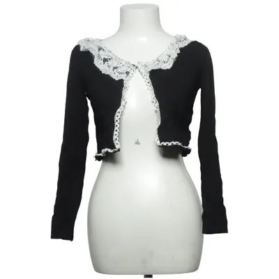 Boléro (Noir, Blanc) de Voyelles Élasthane, Polyamide, Viscose