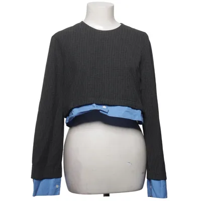 Haut (Gris, Bleu) de Zara Polyester, Viscose