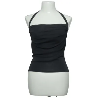 Halterneck top (Sort) fra Wallis Elastan, Polyester