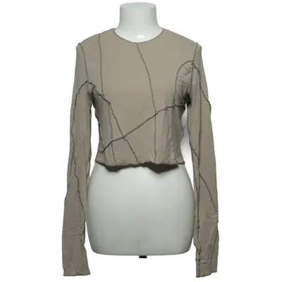 Crop top (Sierra Crop Long Sleeve) van Weekday Katoen, Viscose, Elastaan