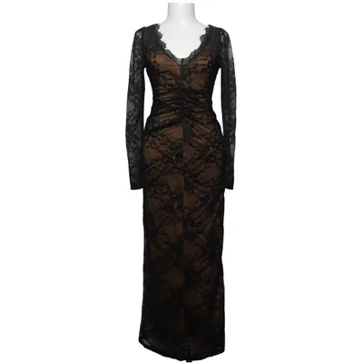 Avondjurk (Zwart, Bruin) van Shein Elastaan, Polyester