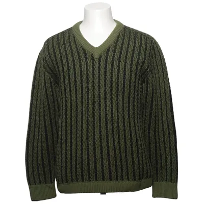 Sweater (Grøn, Sort) fra Alan Paine Uld
