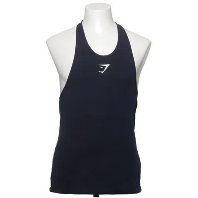 Sports tank top (Blue) from Gymshark Cotton, Elastane
