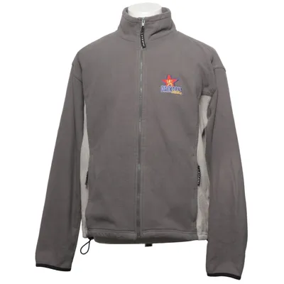 Fleece jacket (Gray, White) from Grizzly Polyester