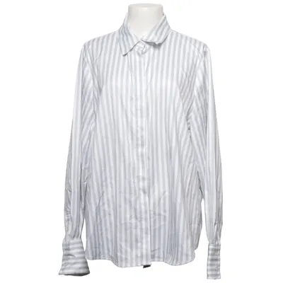 Shirt (White, Beige) from The Slow Label Recycled polyester