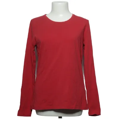 Langarmshirt (Rot) von ICA I Love Eco Elasthan, Bio-Baumwolle