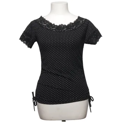 Top (Zwart, Wit) van Cotton Club Elastaan, Viscose