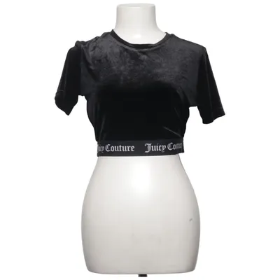 Crop top (Sort) fra Juicy Couture Elastan, Polyester