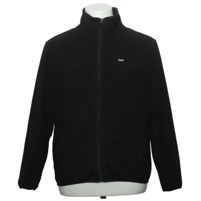 Fleece jas (Zwart) van MyProtein Katoen, Polyester