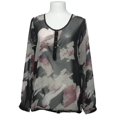 Blouse (Black, Multicolored) from Fransa Polyester