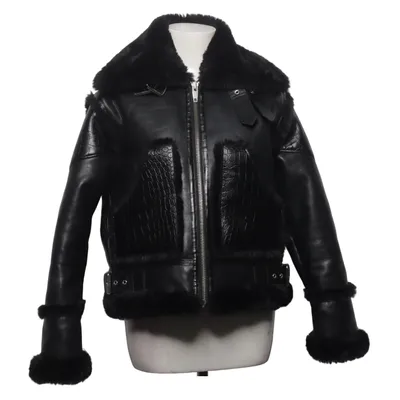 Veste en peau de mouton retournée (Noir) de The Kooples Sport Polyester