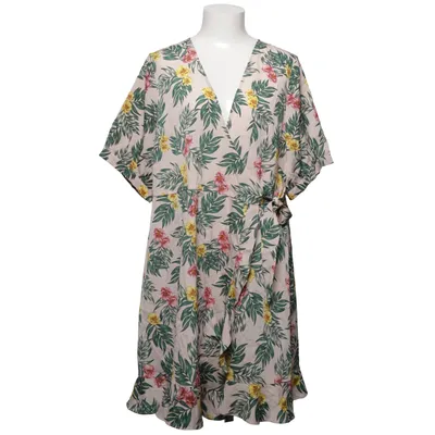 Omlottklänning (Beige, Grön, Rosa, Flerfärgad) från Fashion Union Polyester