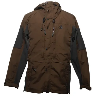 Allvädersjacka (Brun, Grå) från Garphyttan Bomull, Elastan, Polyamid, Polyester