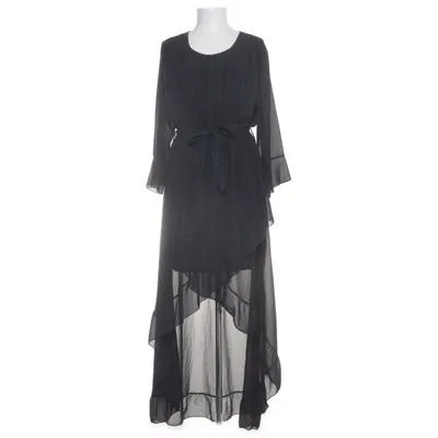 Maxi dress (Black) from Creme Fraiche Elastane, Polyester, Viscose