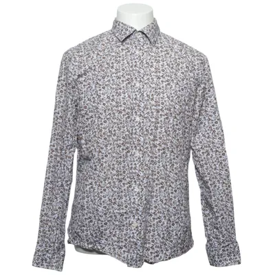 Shirt (Wit, Bruin, Blauw) van Bläck Katoen