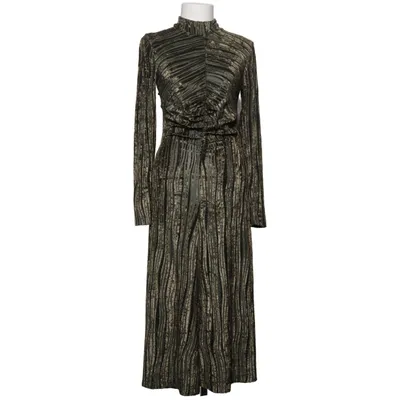 Långklänning (Brun, Guldfärgad) från Stine Goya Elastan, Metallfiber, Polyester, Viskos