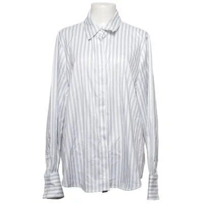 Shirt (White, Beige) from The Slow Label Recycled polyester