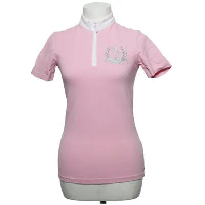 Pikétröja (Rosa) från CRW Classic Riding Wear Bomull, Elastan