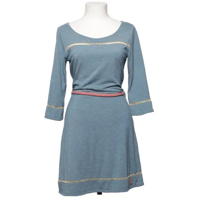 Slå-om-kjole (Blå) fra Tranquillo Polyester, Viscose