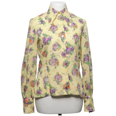 Shirt (Geel, Meerkleurig) Katoen, Polyester