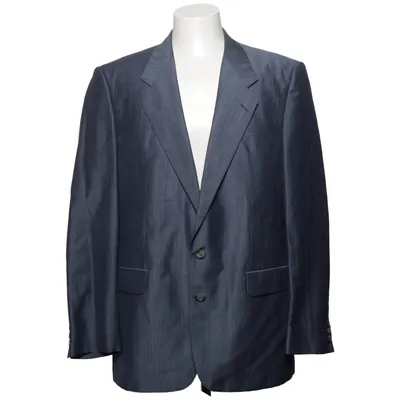 Blazer (Blue) from Magni Cotton, Mohair, Polyester, Viscose, Wool