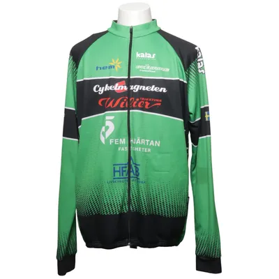Cykeltröja (Grön, Svart, Vit) från Kalas Polyester