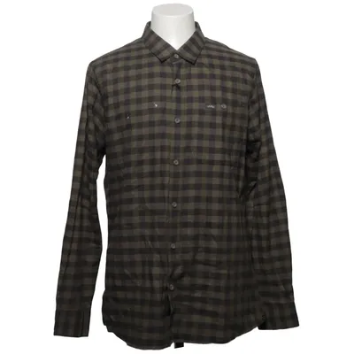 Skjorta (Grå, Grön) från Lundhags Ekologisk bomull, Tencel, Ull